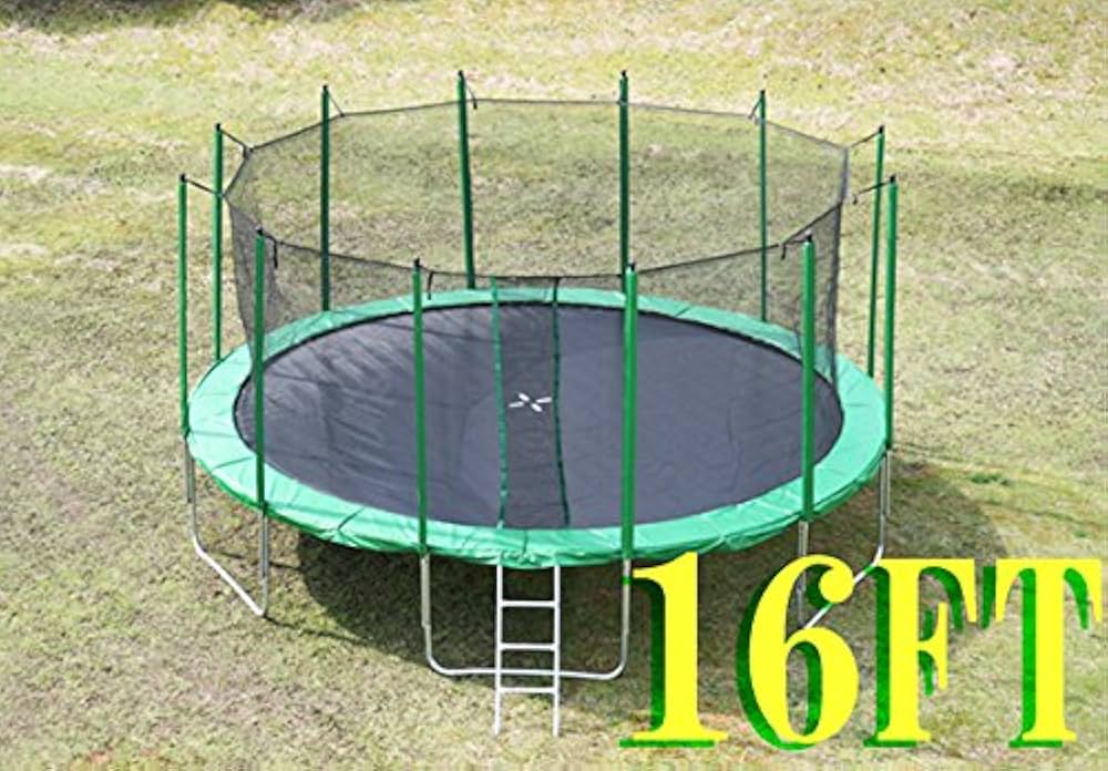 Amazon | 16FT (直径：487cm) 大型トランポリン トランポリン